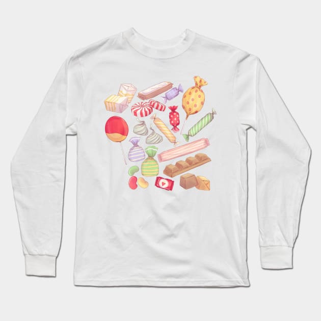 Sweets Long Sleeve T-Shirt by susanmariel